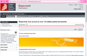 اموزش تصویری جستجو در espacenet